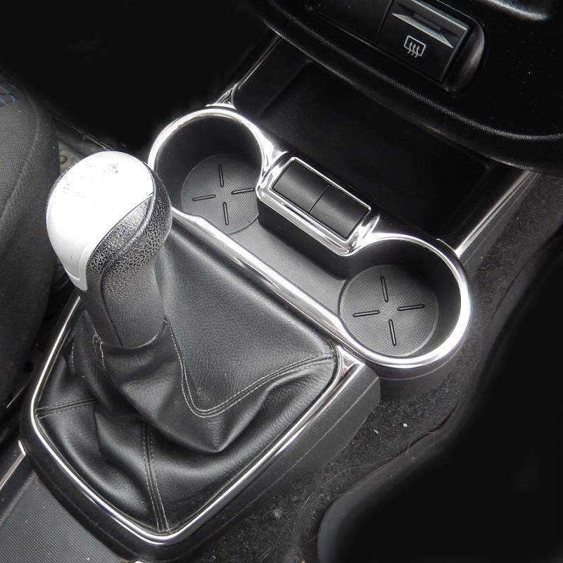 Stainless Steel Central Tunnel Door Slot Gear Shift Box Storage Decorative Cover Trim For Lada Granta Kna Datsun On-DO Mi-Do