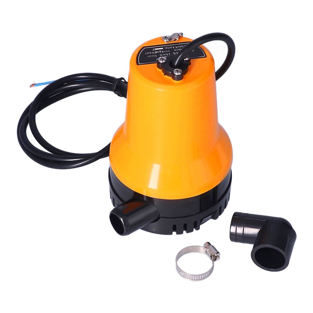 24V Boat Submersible Bilge Pump Electric Water Pump 5400rpm