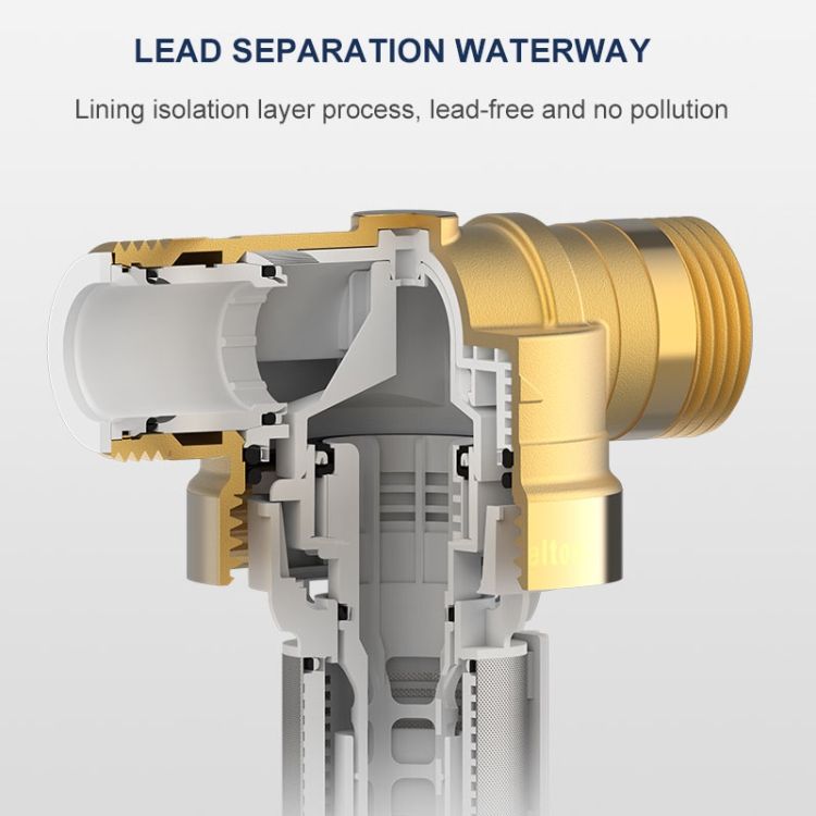 WHEELTON WHT-P0037 Tap Water Backwashing Home Water Purifier