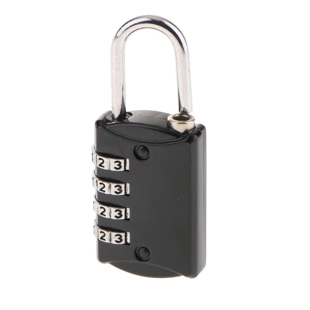 4 Digit Combination Lock Code Padlock For Gym, Sports,