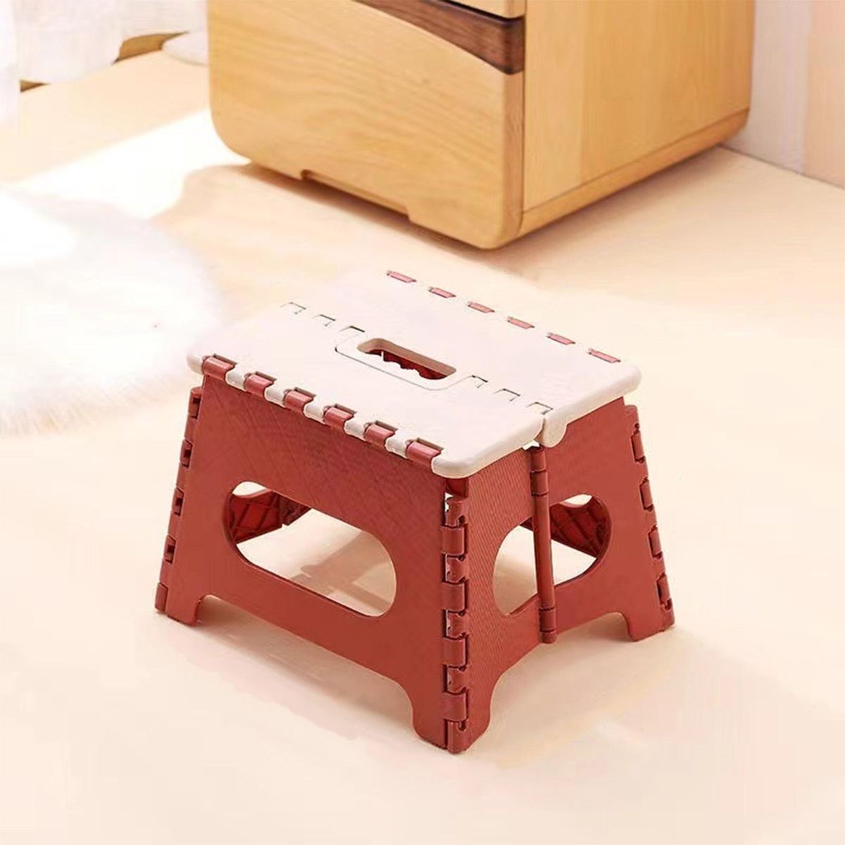 Folding Chair Compact Backpacking Chair Portable Folding Stool Pink