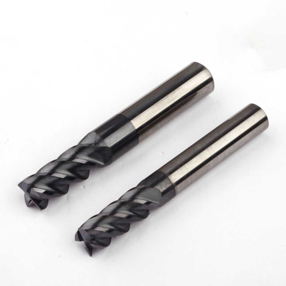 C445 120 D  40 100 S D CNC Carbide End Mills Tungsten Machine Cutter Tools 4 Flute