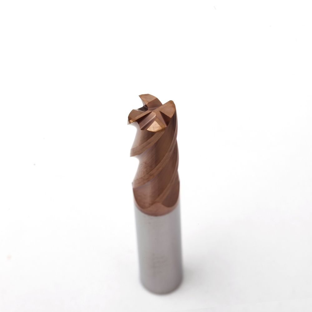 Rounded End Milling Tool Machine Parts 4 Flute Radius 35 Degree Carbide Lathe Cutter For Carbon Alloy Stainless Steel Iron