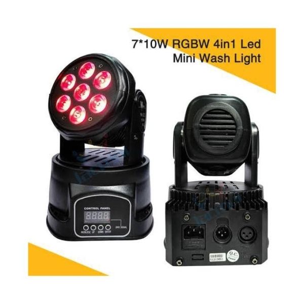 7 Eyes Moving Head Stage Light RGBW 4in1 LEDs