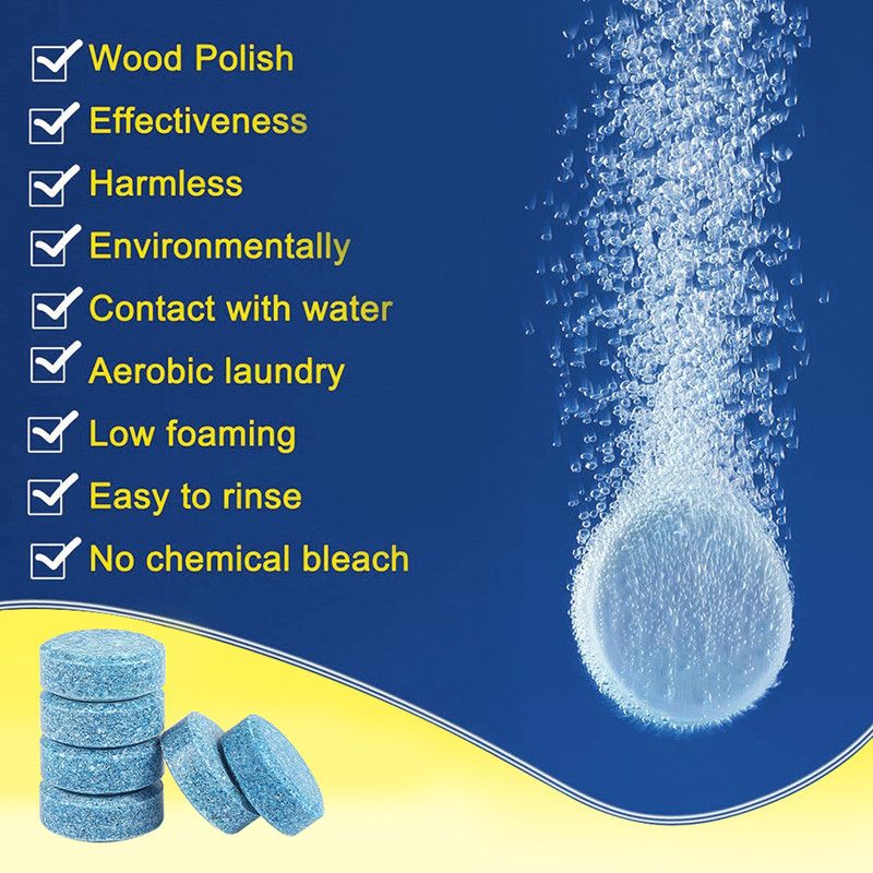Toilet Glass Kitchen Clean Cleaner Car Car Tool Multifunction Effervescent Care Car Detergent Concentrate Spray 10pcs Windshield