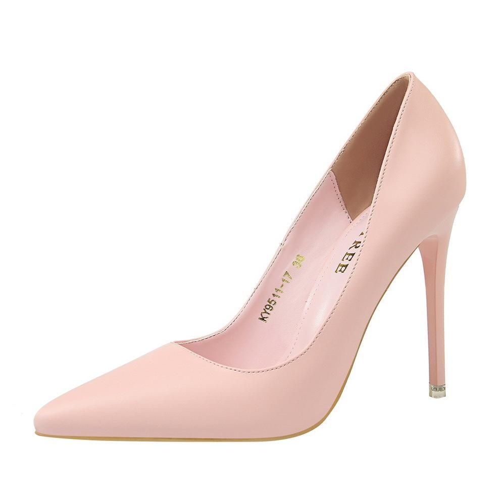 Women's high heels 7.5CM simple high heels Pink