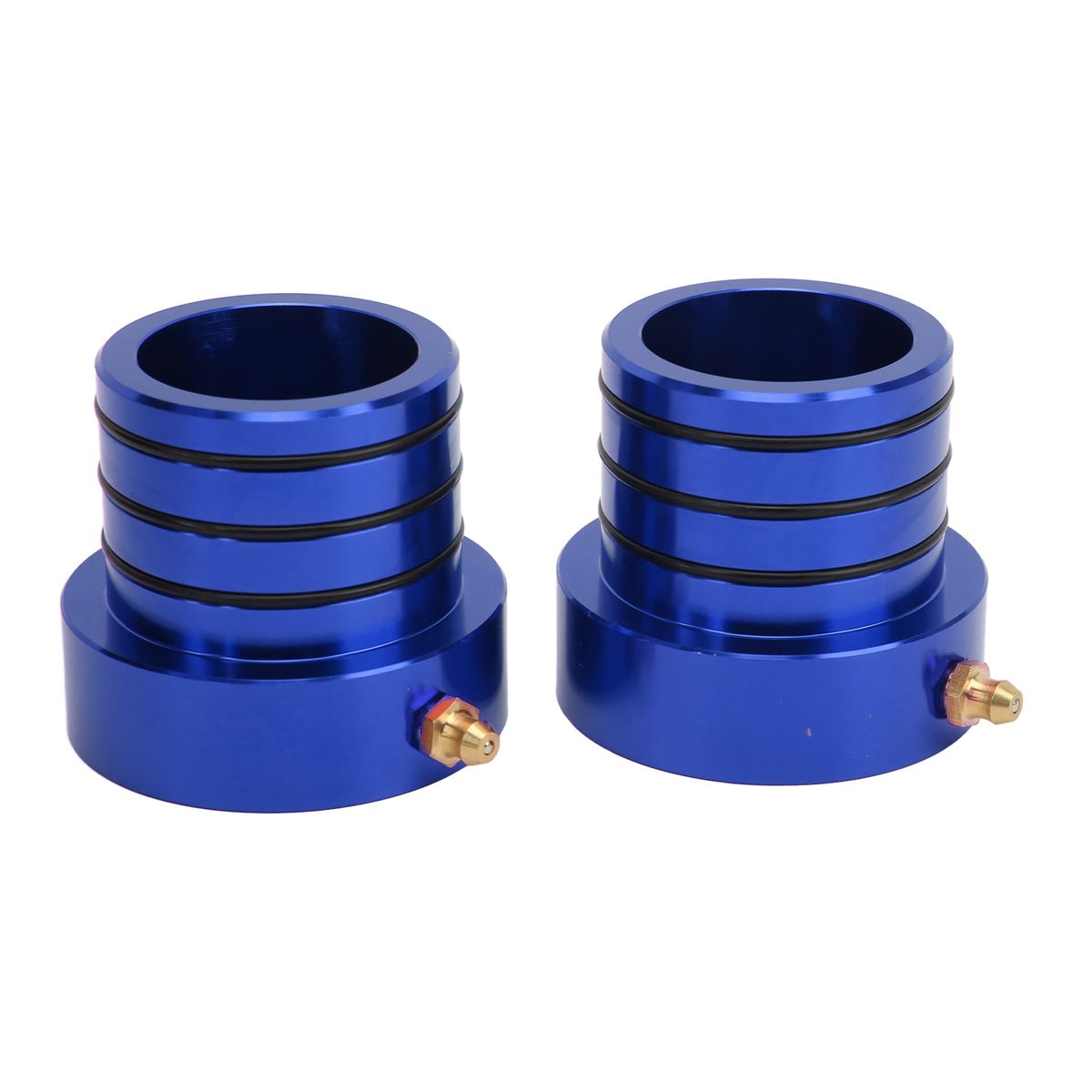 2pcs Front Axle Tube Seal Set Billet Aluminum Oxidation