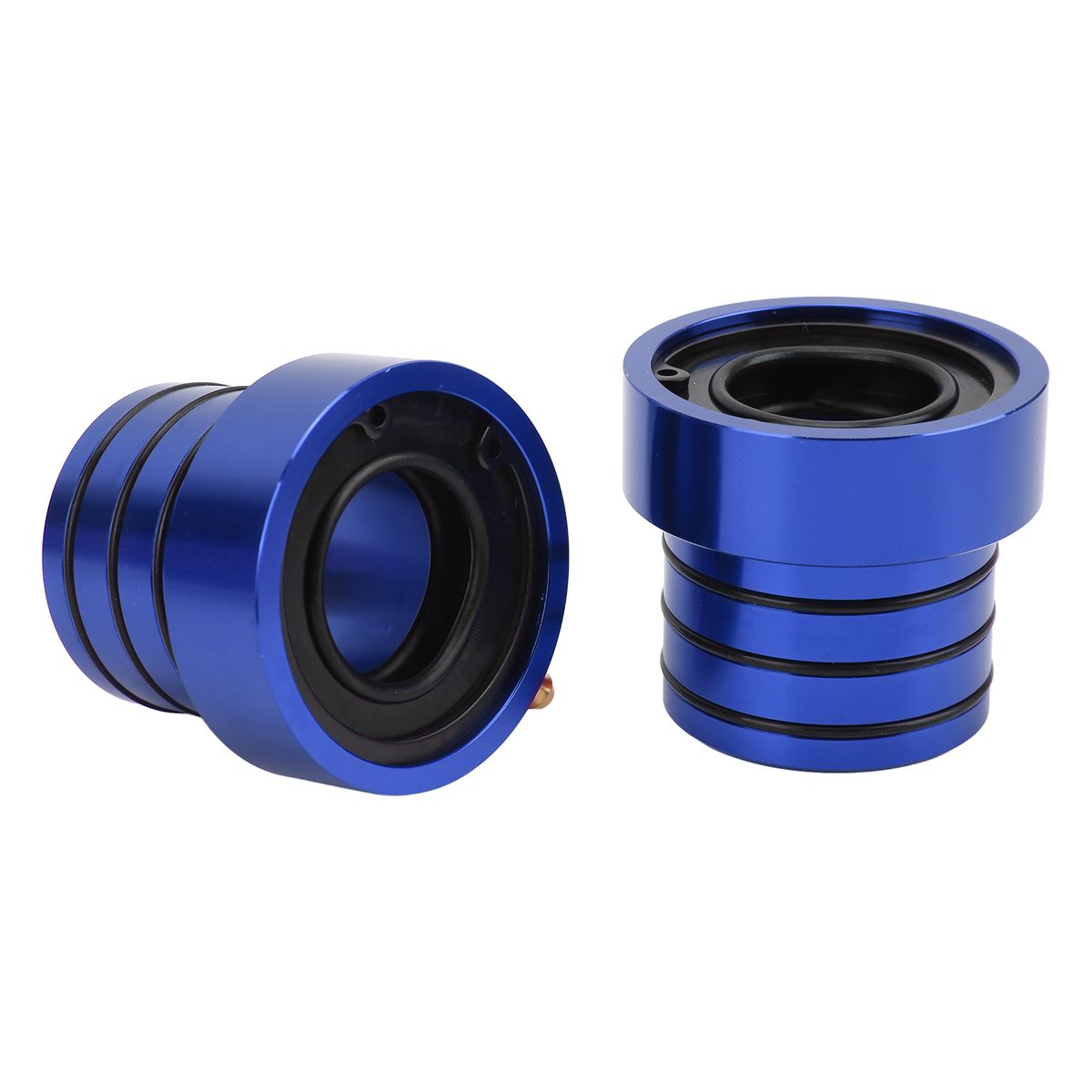 2pcs Front Axle Tube Seal Set Billet Aluminum Oxidation