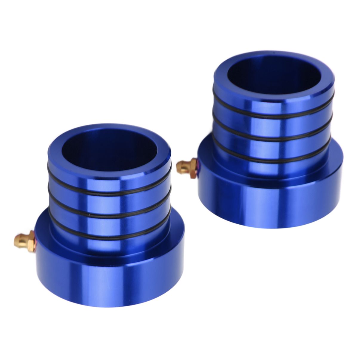 2pcs Front Axle Tube Seal Set Billet Aluminum Oxidation
