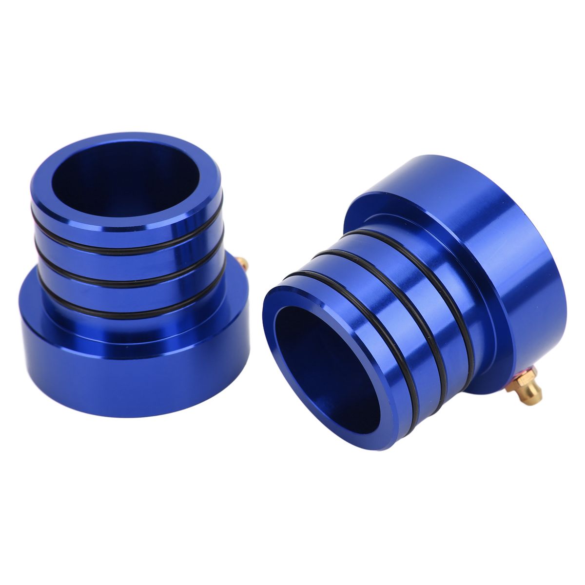 2pcs Front Axle Tube Seal Set Billet Aluminum Oxidation