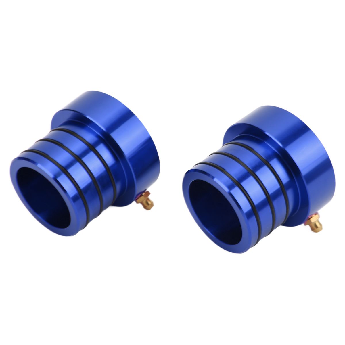 2pcs Front Axle Tube Seal Set Billet Aluminum Oxidation
