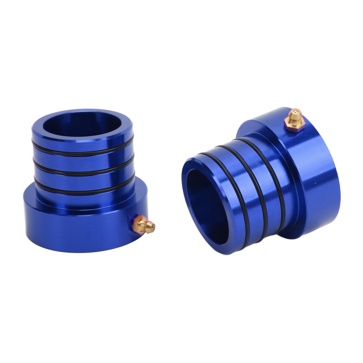 2pcs Front Axle Tube Seal Set Billet Aluminum Oxidation