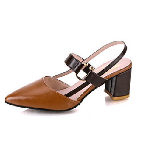 Women's Platform High Heel Fashion Sandals-Brown