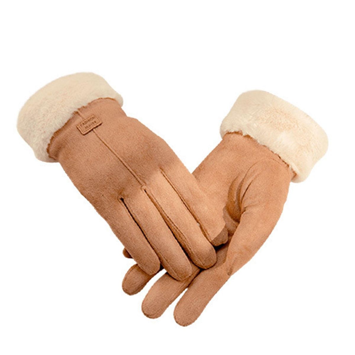 1 Pair Motorcycle Windproof Winter Female Bike Khaki