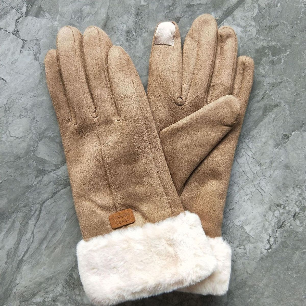 1 Pair Motorcycle Windproof Winter Female Bike Khaki