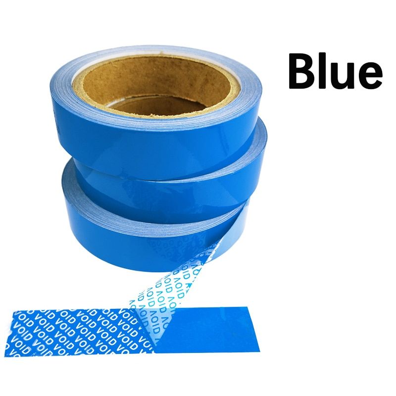 Tamper Evident Security Seals Adhesive Packing Tapes Warranty VOID OPEN Tamper Number Security Label Sticker 25mmx30m/Roll