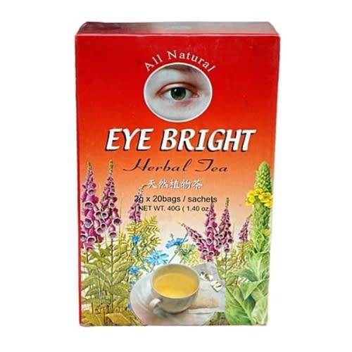 All Natural Eye Bright Herbal Tea For Blurred Sight & Red Eyes -20Sachets x 40g