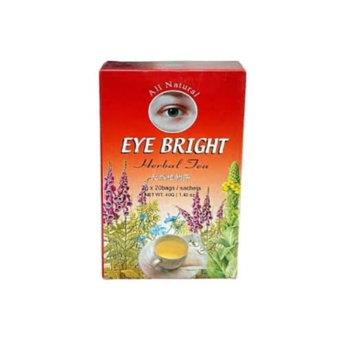 All Natural Eye Bright Herbal Tea For Blurred Sight & Red Eyes -20Sachets x 40g