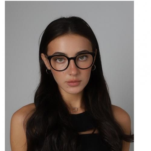 Unisex Crystal  Anti Blue Light Computer Blue Ray Blocking Eyeglasses -Black