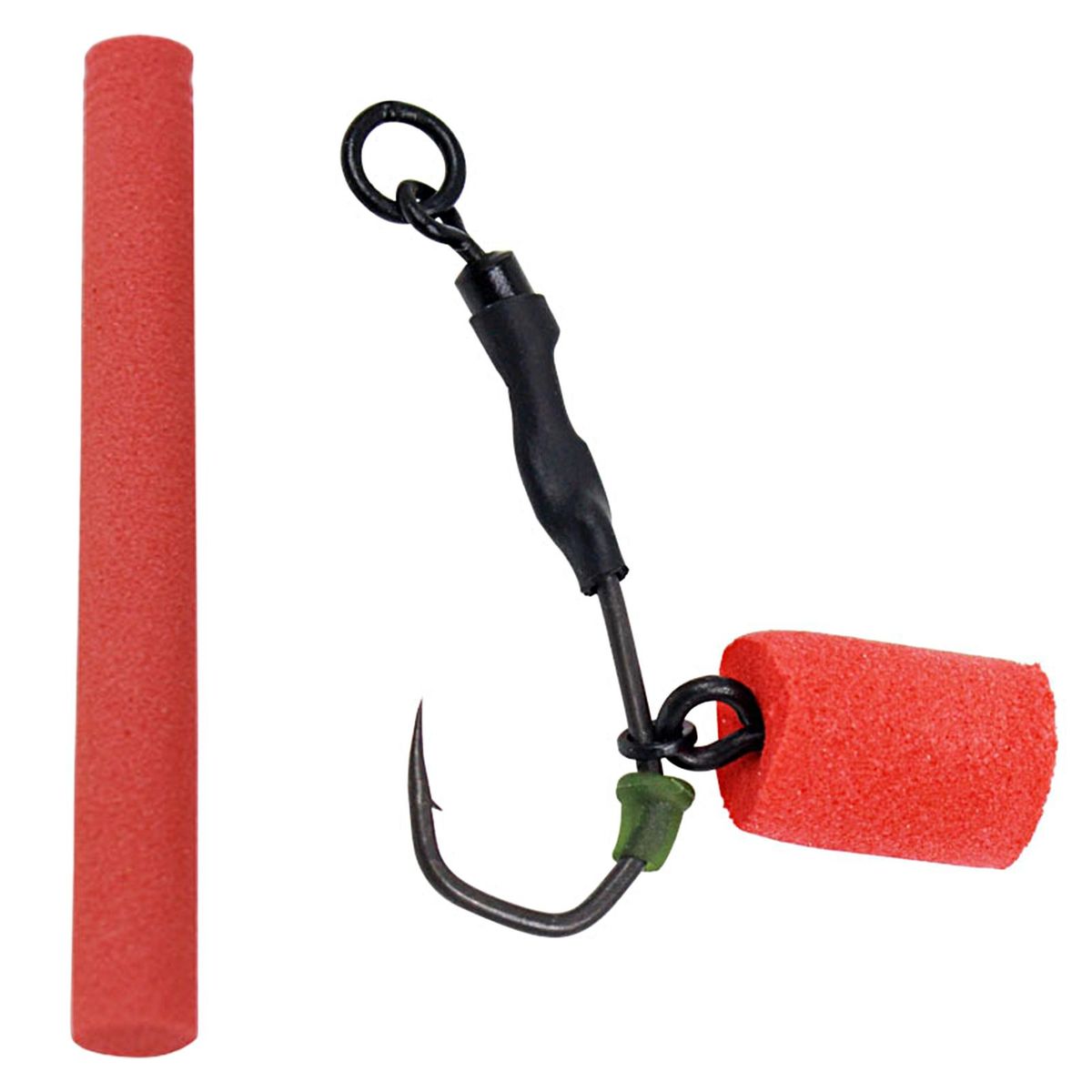 5Pcs Fishing Buoyancy Rods Cylinder Shape Foam Buoyancy Rods Red