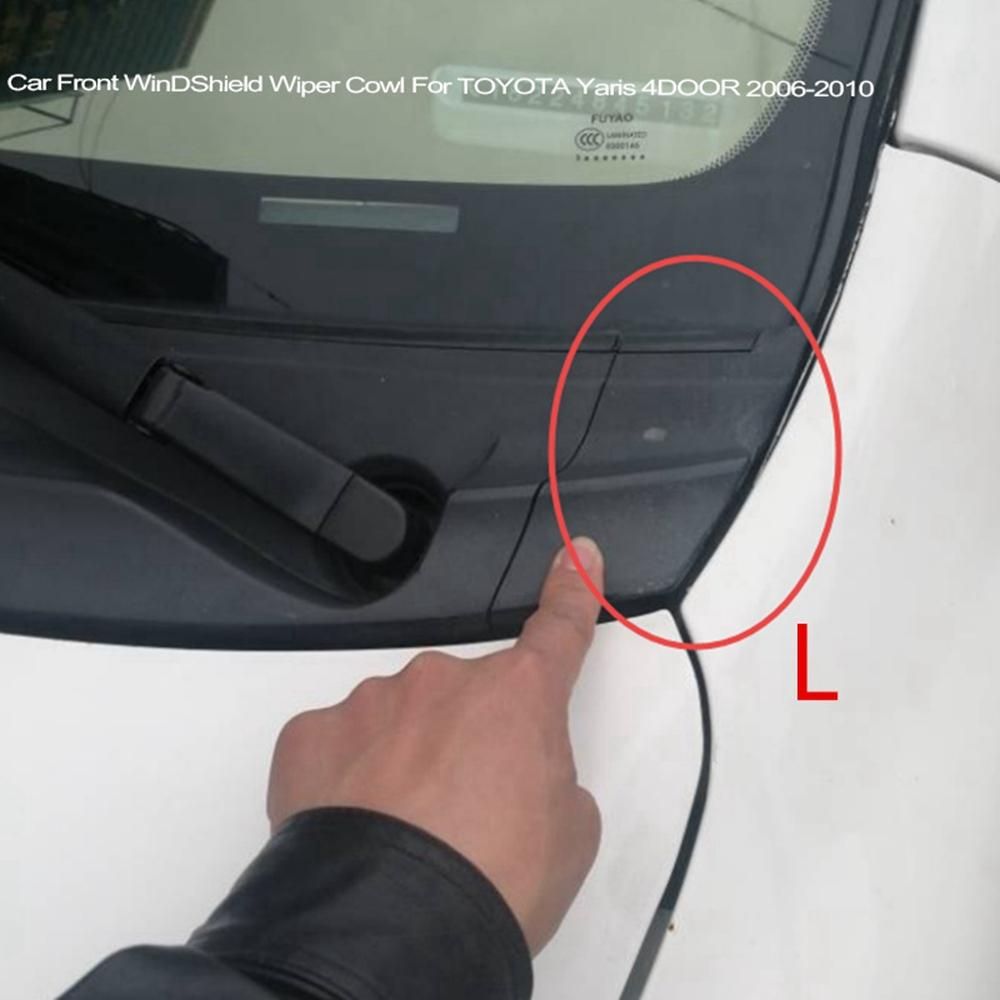 Car Front Windshield Wiper Cowl Side Trim Cover Grille