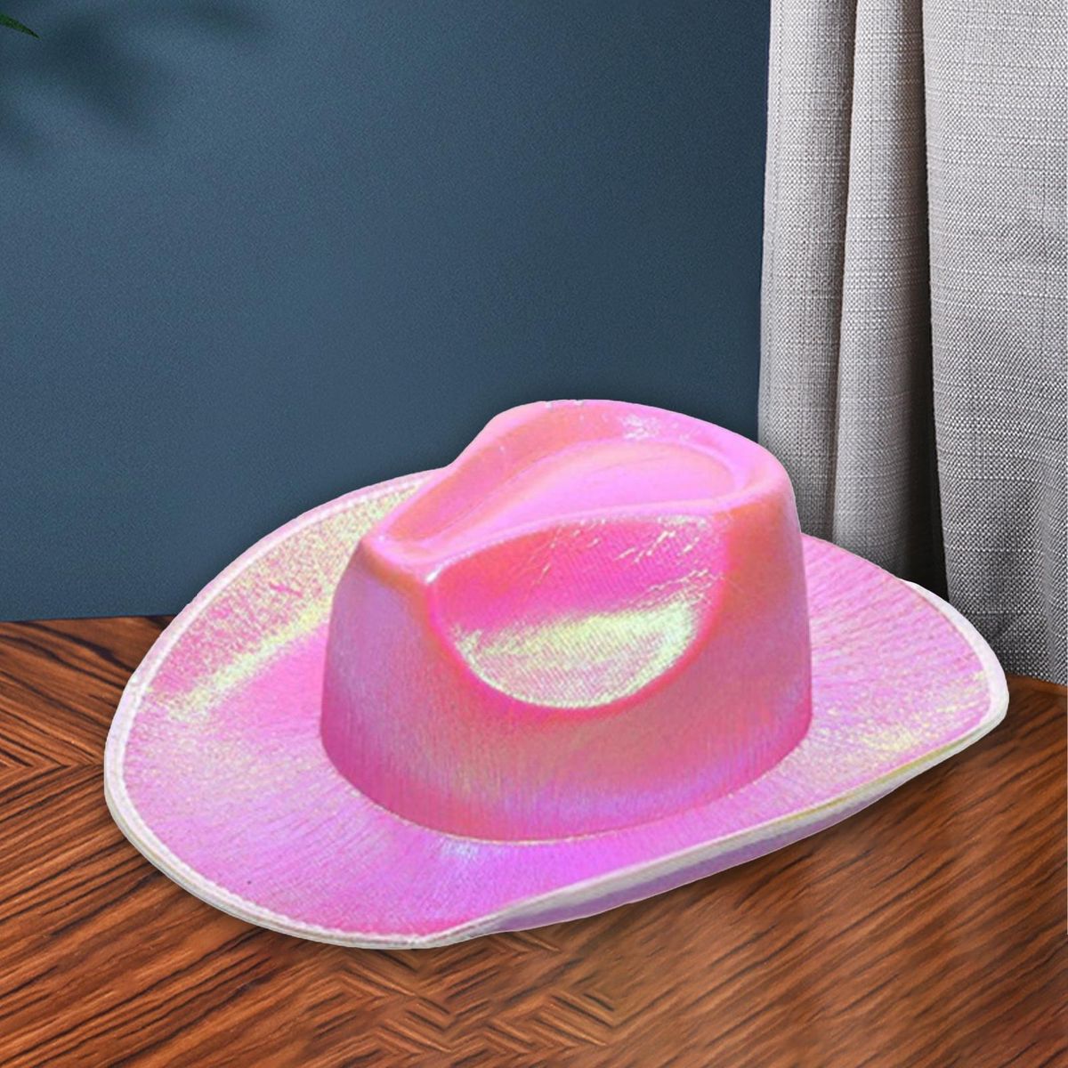 Lady Cowboy Hat Vintage Women Jazz Hat Pink