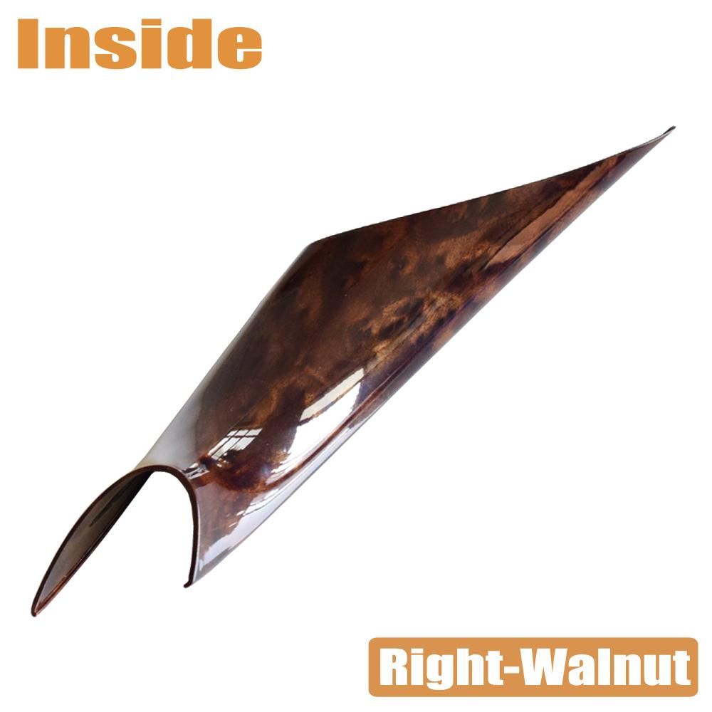 Auto Snap-in Door Handle Protective Trim Pull For BMW 3 4 Series F30 F35 2012-2016 Walnut/Carbon Texture ABS Trim Handle Stiker
