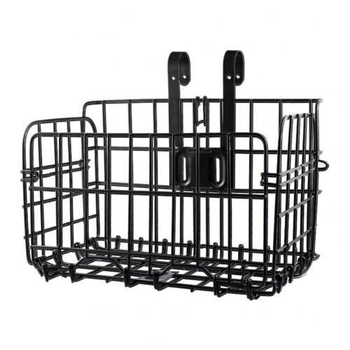 Foldable Metal Bicycle Basket Carrier Front/rear Hanging