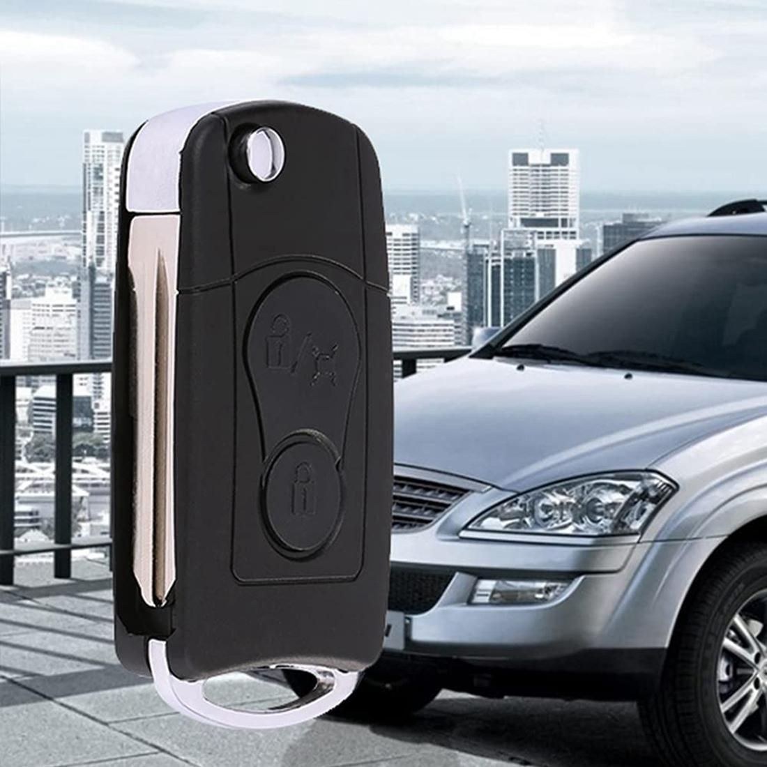 For Ssangyong Actyon Kyron Rexton Flip Remote Car Key Shell