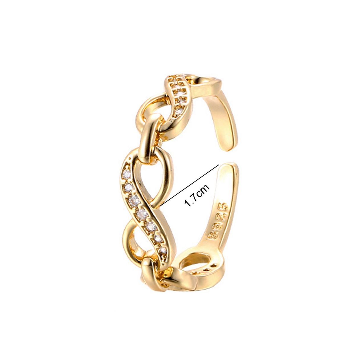 Ladies Ring Number 8 Infinity Love Finger Ring Fashion Jewelry Silver