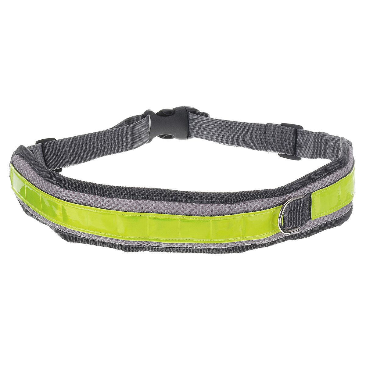 Hands Free Pet Leash Dog Traction Rope Walking Running Waist Belt Bag Pouch Grey