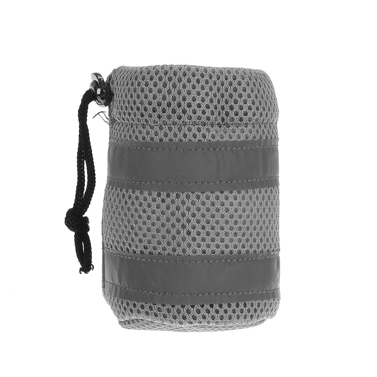 Hands Free Pet Leash Dog Traction Rope Walking Running Waist Belt Bag Pouch Grey