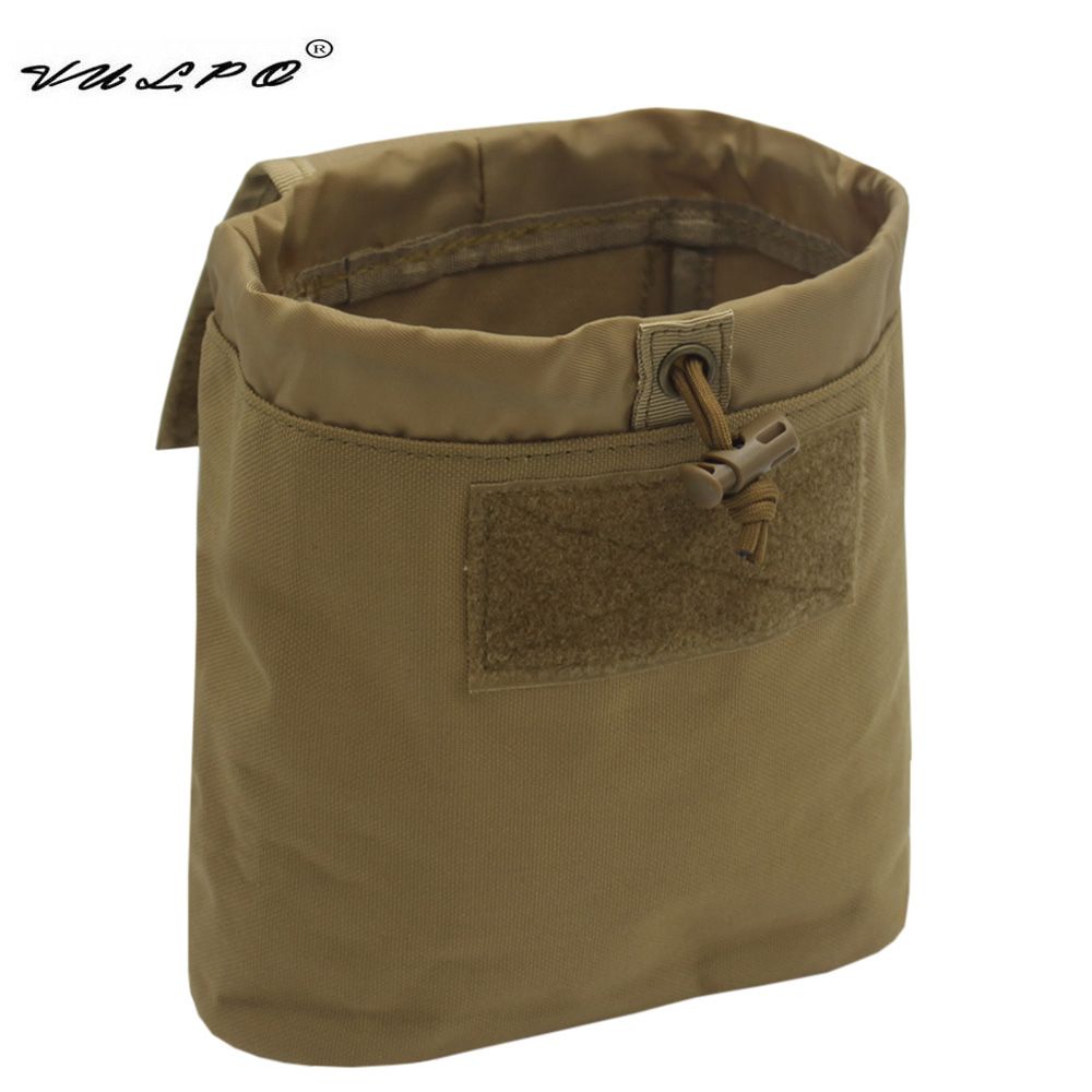 VULPO  Folding Pouch  Airsoft Molle Dump Magazine Bag Hunting Paintball Recycling Storage Ammo Waist Bag Gear SAB