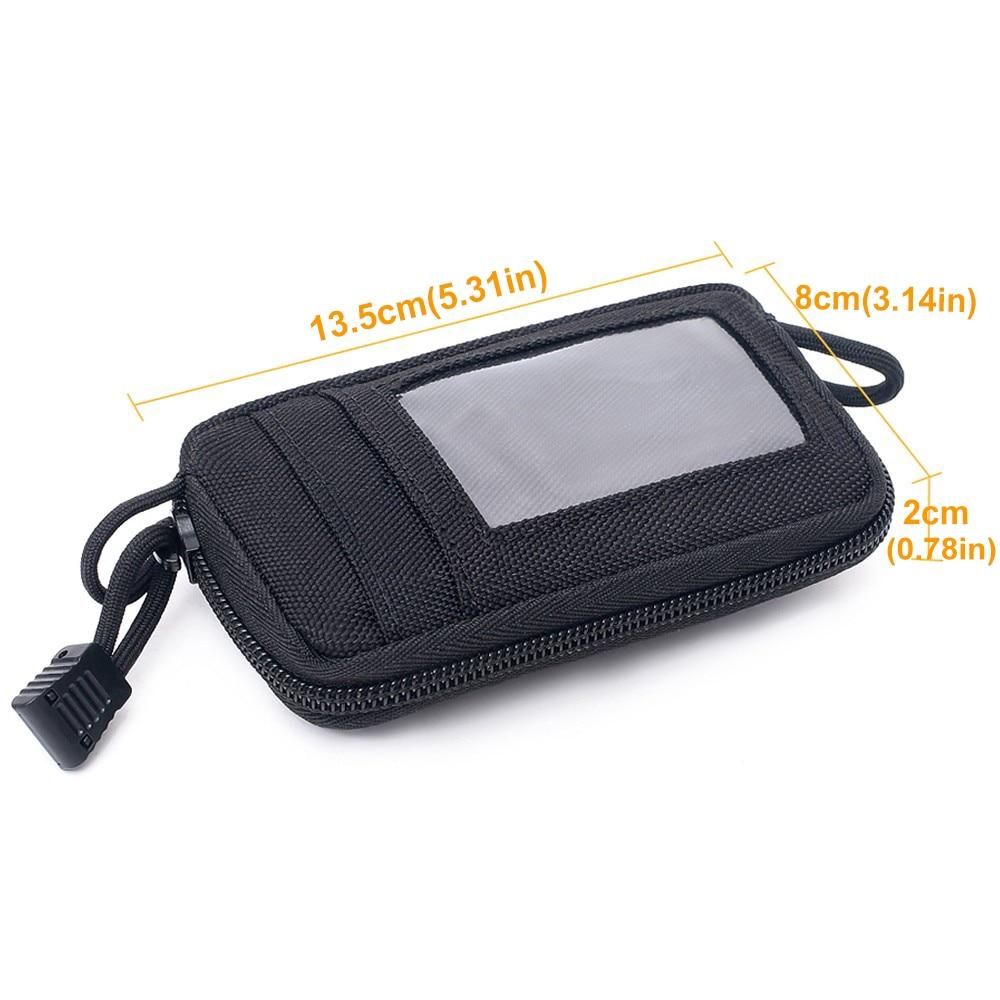 Tactical Wallet Card Bag Waterproof Card Key Holder Money Pouch Pack Outdoor Military Multifunction Wallet Waist Bag for Hunting