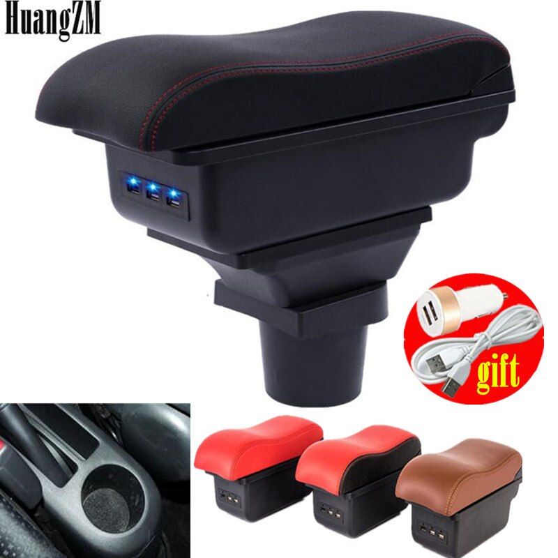 Car Arm Rest Storage Box For Toyota Yaris Vitz 2006-