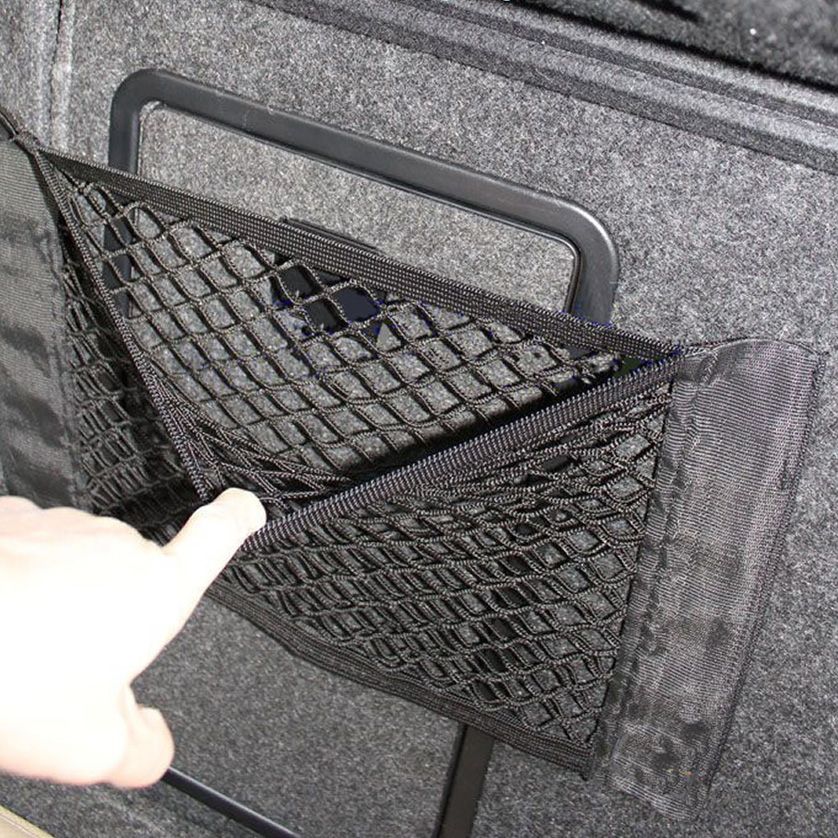 Car Auto Back Rear Trunk Pocket Cage Seat Elastic String