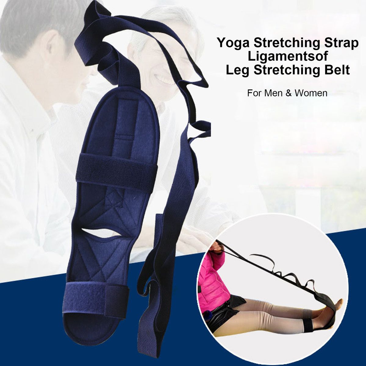 Yoga Stretching Strap Ligaments Of Leg Stretching Belt