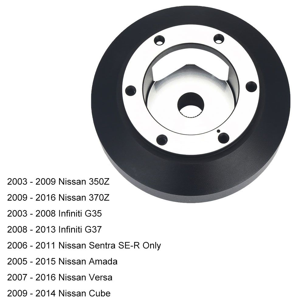 (8332 NISSAN 141H)Aluminum Steering Wheel Short Hub Adapter  Kit For Audi VW Nissan Honda Toyota