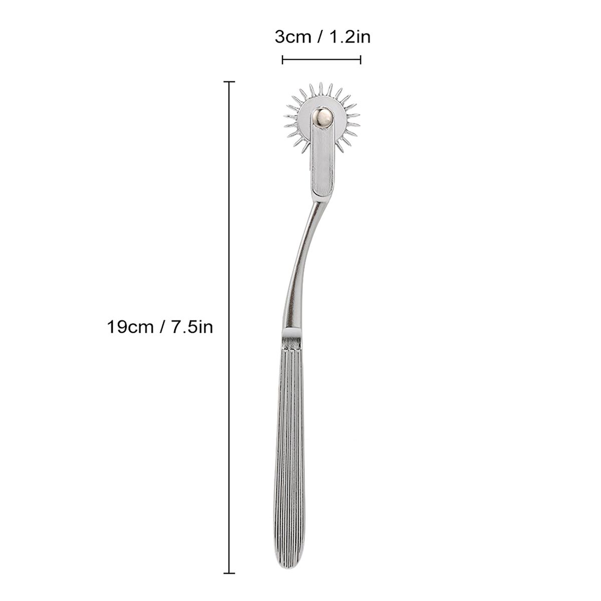 Medical Diagnostic Reflex Hammer Stainless Steel Pin Wheel
