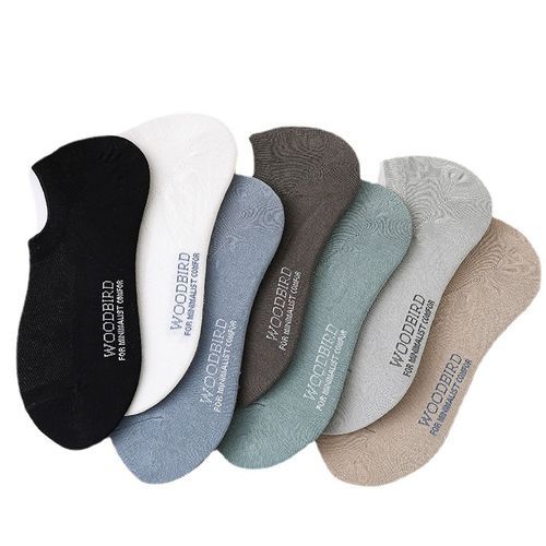 5 Pairs In 1 Quality Cotton Ankle Socks Color Randomly