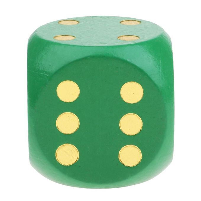 2pcs 5cm Wooden D6 Dice Board Game Dice For Table Games DIY Fun And