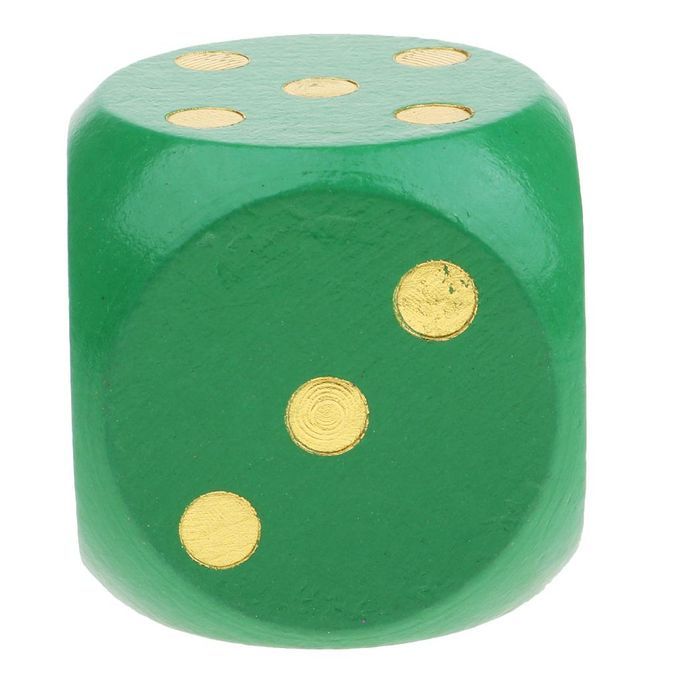2pcs 5cm Wooden D6 Dice Board Game Dice For Table Games DIY Fun And