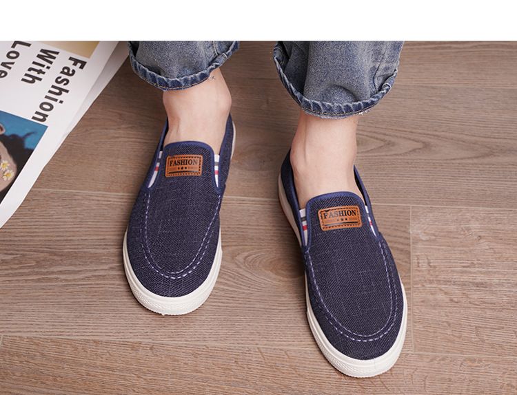 SHK Men Casual  Sneakers/canvas Shoes-Blue