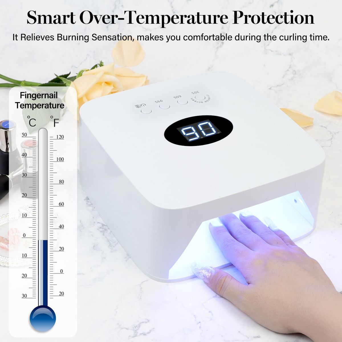 30LED Rechargeable UV Led Nail Lamp Cordless Nail Dryer
