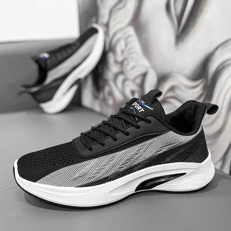 2023 New Casual Mens Shoes Running Sneakers Sports Shoes - Black