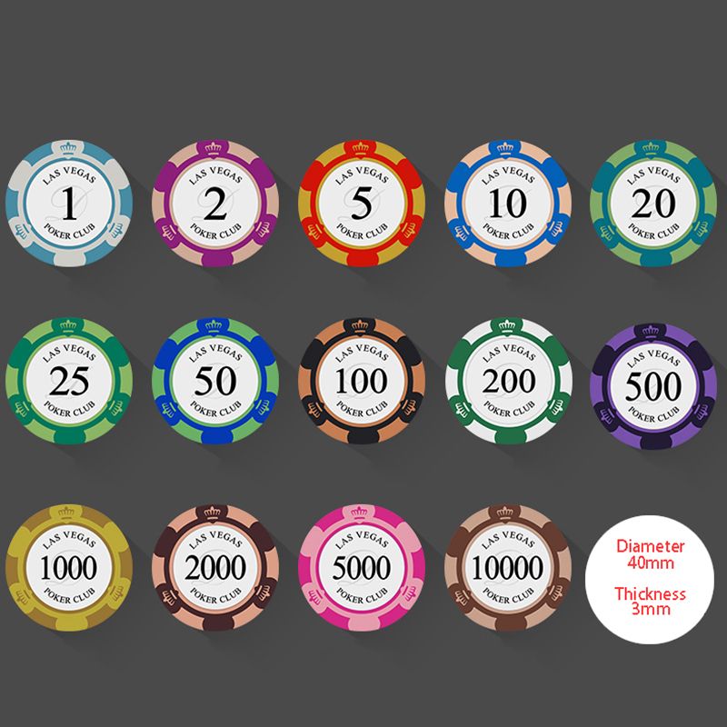Poker Club Crown Poker Chips Made Of Clay 40mm 14g