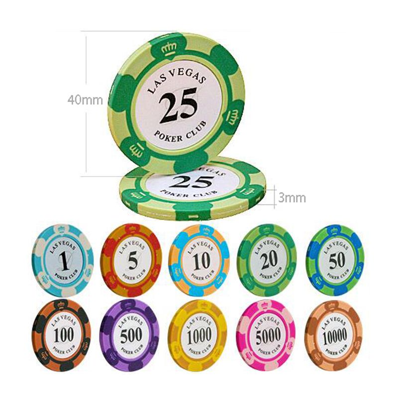 Poker Club Crown Poker Chips Made Of Clay 40mm 14g