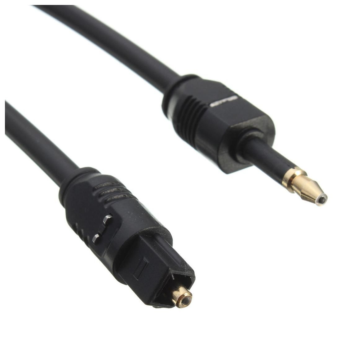 1m 3ft Toslink to Mini Plug 3.5mm Digital Optical SPDIF