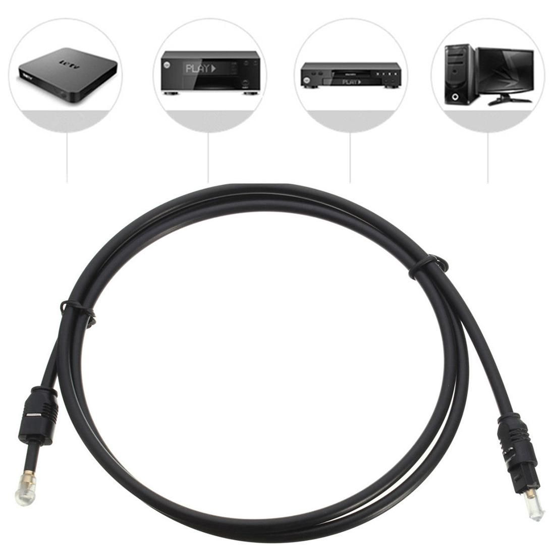 1m 3ft Toslink to Mini Plug 3.5mm Digital Optical SPDIF