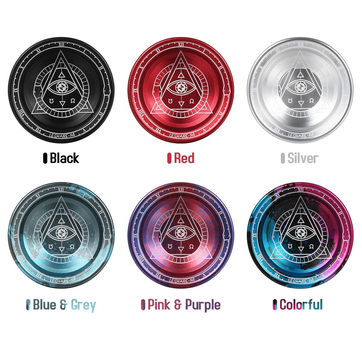 Professional Yoyo Competitive Aluminum Yoyo Ball Yo Yo Gift with Strings and Glove